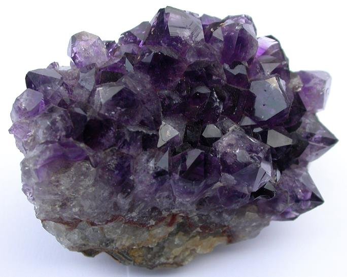 Examples of druses-Drusy or druzy amethyst