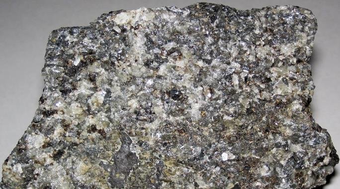 Sulfide norite rock picture