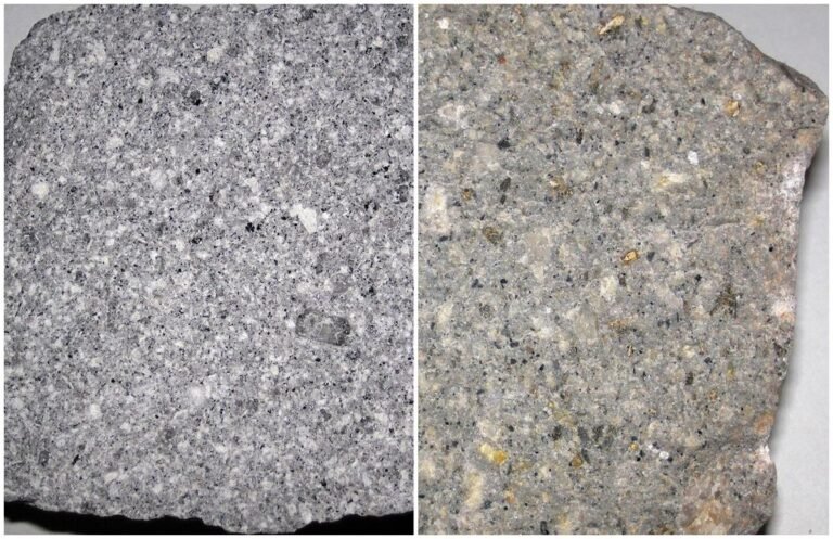 How dacite and andesite differ